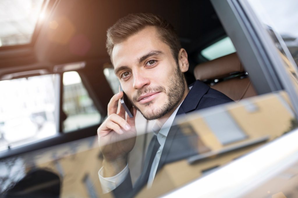 Professional chauffeur for budget car service AC