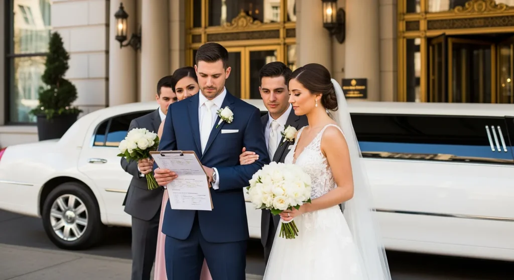 Featured image for Atlantic City wedding limo timeline guide